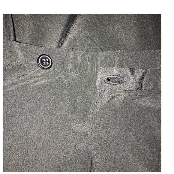 Woman’s Wrap Skirt 100% Silk Floral Embroidered Wrap Tie Maxi Skirt Black Size 6 - Picture 5 of 8